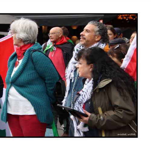 2025-10-02 - Namur : rassemblement contre l'interception de la Global Sumud Flotilla