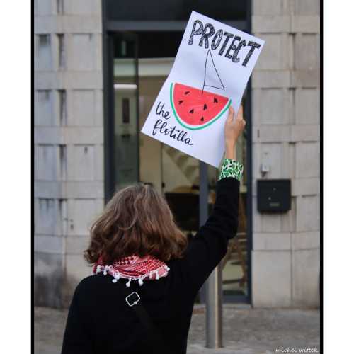 2025-10-02 - Namur : contre l'interception de la Global Sumud Flotilla