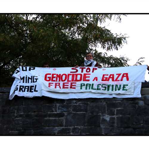 2025-10-02 - Namur : contre l'interception de la Global Sumud Flotilla