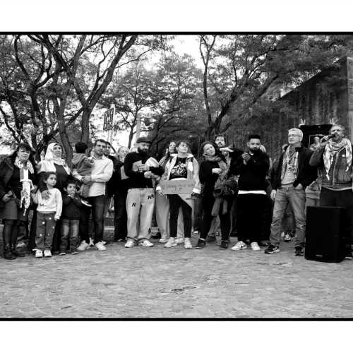 2025-10-02 - Namur : contre l'interception de la Global Sumud Flotilla