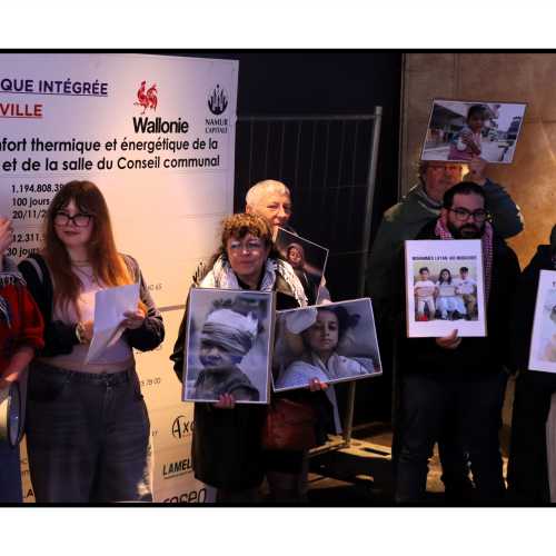 2025-05-27 Namur - Stop genocide in Gaza!
