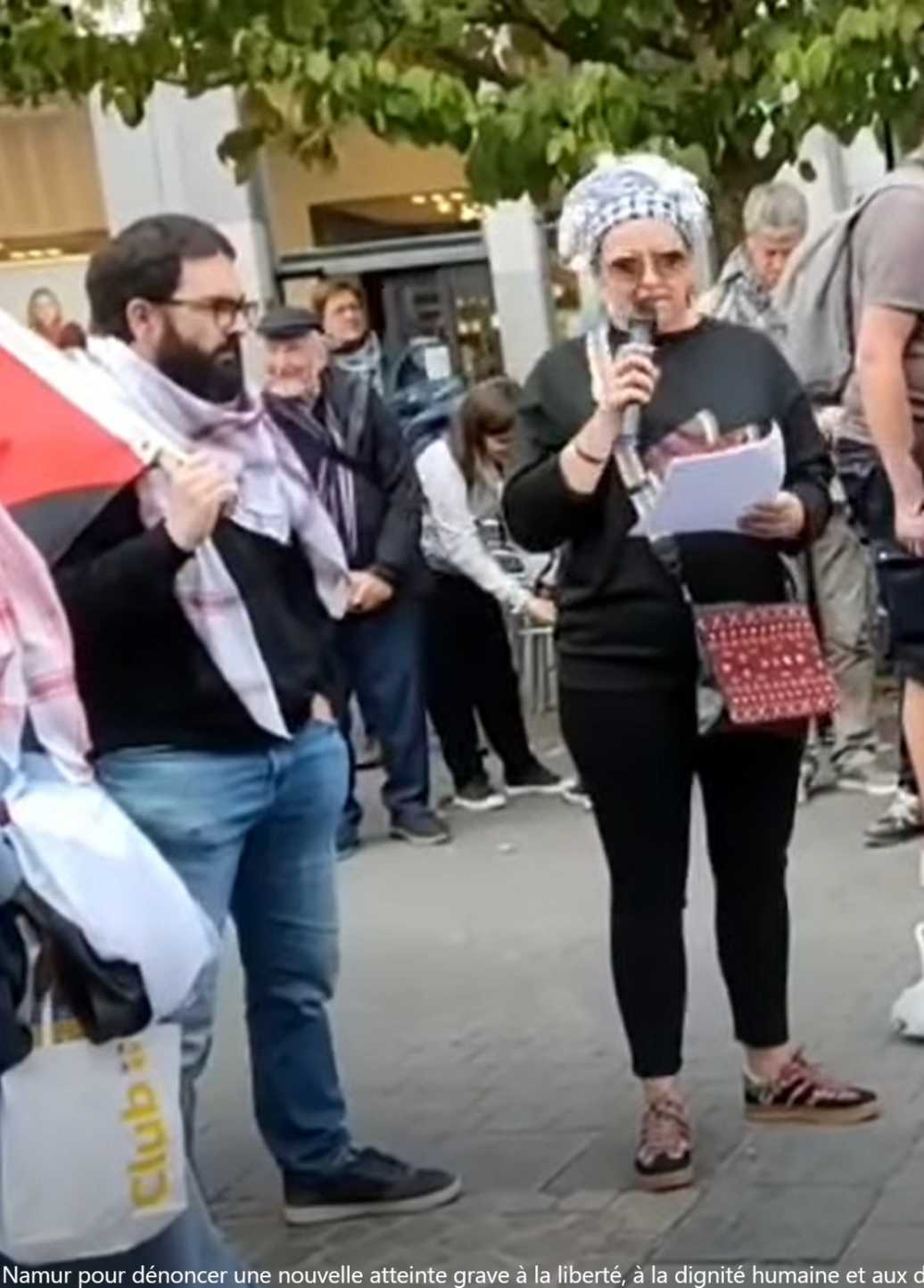 2025-10-02 - Namur : contre l'interception de la Global Sumud Flotilla