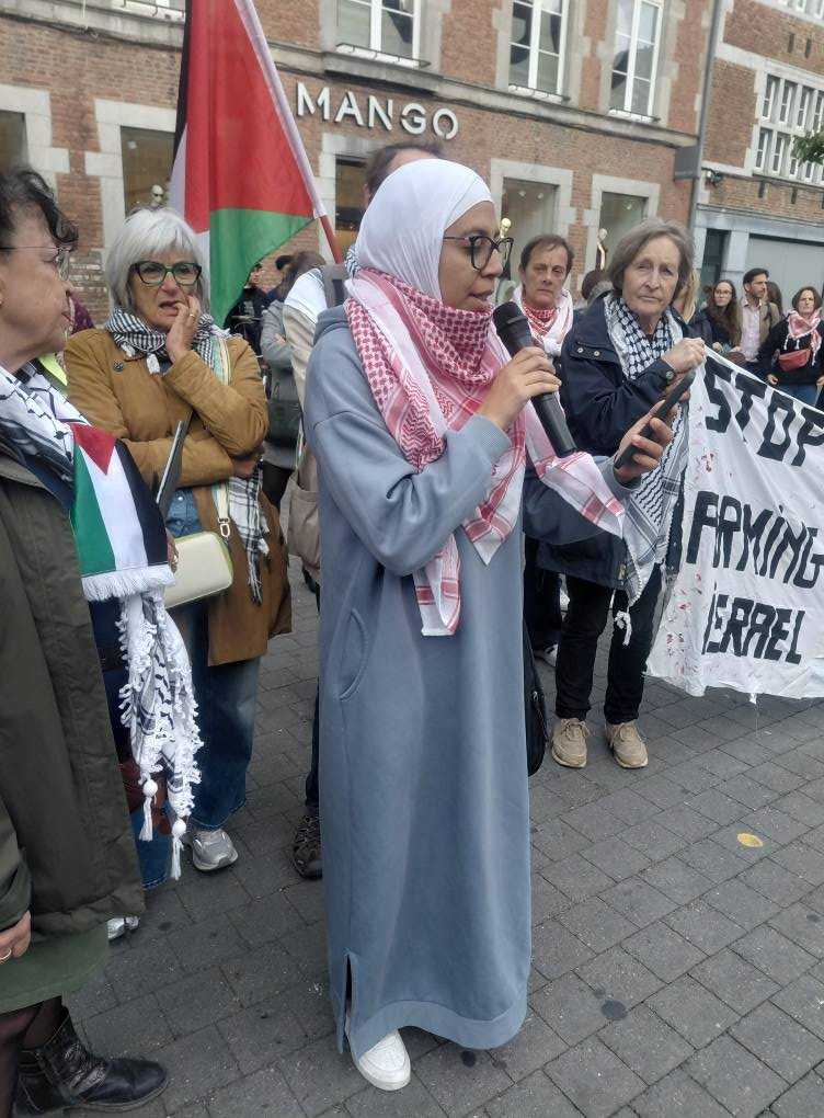 2025-10-02 - Namur : contre l'interception de la Global Sumud Flotilla